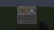 The barrel crafting recipe (Image via Mojang)